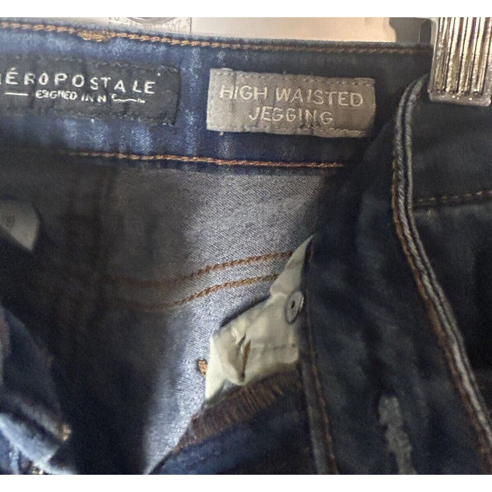 Aeropostale  -  Women's High Waisted Jegging - Stretch Denim Jeans -  Size 0 REG - Picture 4 of 7